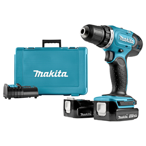 Винтоверт Makita акумулаторен с батерия и зарядно, 14.4 V, 1.5 Ah, 36 Nm, 0.8-10 мм, DDF343SYE