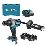 Акумулаторна бормашина Makita  с 2 батерии и зарядно, 18 V, 3 Ah, 115 Nm, 0-550/0-2100 об./мин, 1.5-13 мм, DDF481RFE - product - 004 MKT1042
