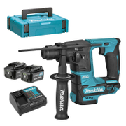 Перфоратор Makita акумулаторен  с 2 батерии и зарядно, SDS-plus, 10.8 V, 4 Ah, 1.1 J, 0-4800 уд./мин, HR166DSMJ - product - 004 MKT1216
