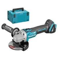 Акумулаторен ъглошлайф Makita  без батерия и зарядно, 18 V, 125 мм, 8500 об./мин, DGA506ZJ
