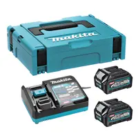 Акумулаторна батерия Makita Li-Ion със зарядно у-во  40 V, 2.5 Ah, 2 бр., 191J81-6