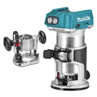 Акумулаторна оберфреза Makita  без батерия и зарядно, 18 V, 10 000-30 000 об./мин, ф 6-8 мм, DRT50ZX2