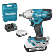 Акумулаторен гайковерт Makita с колекторен двигател  с 2 батерии и зарядно, 18 V, 2 Ah, 200 Nm, квадрат, 1/2, TW202D001 - product - 004 MKT2361