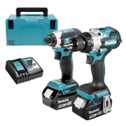 Комплект акумулаторни инструменти Makita  с 2 батерии и зарядно, DTD183, DDF486, 18 V, 5 Ah, DLX2432TJ - product - 004 MKT2389