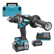 Акумулаторна бормашина Makita  с 2 батерии и зарядно, 40 V, 4 Ah, 140 Nm, 0-650/0-2600 об./мин, 1.5-13 мм, DF001GM201 - product - 004 MKT2421