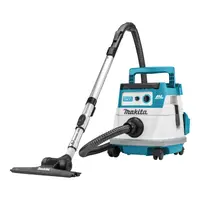 Акумулаторна прахосмукачка Makita за сухо почистване  без батерия и зарядно, 105 W, 18+18 V, 2100 л/мин, 8 л, DVC866LZX1