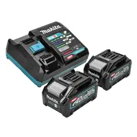 Акумулаторна батерия Makita Li-Ion със зарядно у-во  40 V, 4 Ah, 2 бр.