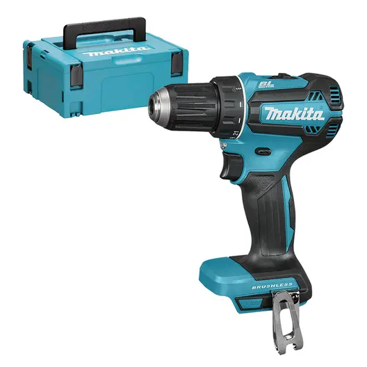 Акумулаторен винтоверт Makita ударен  без батерия и зарядно, 18 V, 50 Nm, 1.5-13 мм, DDF485ZJ