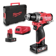 Акумулаторен винтоверт Milwaukee ударен  с 2 батерии и зарядно, 12 V, 4 Ah, 44 Nm, 1.5-13 мм, M12 FPD-402X - product - 004 MLA2011