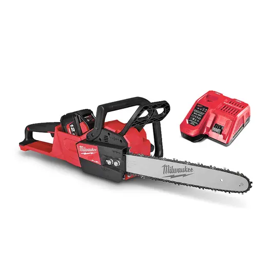 Акумулаторна резачка за дърва Milwaukee  с 1 батерия и зарядно, 18 V, 12 Ah, 40 см, 3/8 ", 1.1 мм, M18 FCHS-121