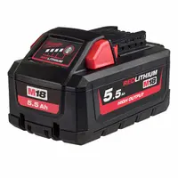 Акумулаторна батерия Milwaukee Li-Ion за електроинструменти  18 V, 5.5 Ah, M18 HB5.5