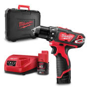 Акумулаторен винтоверт Milwaukee с колекторен двигател  с 2 батерии и зарядно, 12 V, 2 Ah, 30 Nm, 1-10 мм, M12 BDD-202C - product - 004 MLK1812