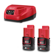 Акумулаторна батерия Milwaukee Li-Ion със зарядно у-во  12 V, 2 Ah, 2 бр., M12 NRG-202 - product - 004 MLK1821