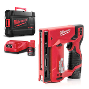 Такер Milwaukee акумулаторен за скоби  с 2 батерии и зарядно, 12 V, 2 Ah, тип T11, тип T140, тип T50, 6-14 мм, M12 BST-202X - product - 004 MLK2042