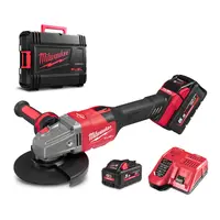 Акумулаторен ъглошлайф Milwaukee  с 2 батерии и зарядно, 18 V, 5.5 Ah, 125 мм, 9000 об./мин, M18 FHSAG125XB-552X