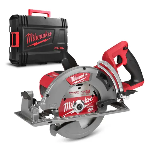 Акумулаторен ръчен циркуляр Milwaukee  без батерия и зарядно, 18 V, ф 190 мм, 5800 об./мин, M18 FCSRH66-0