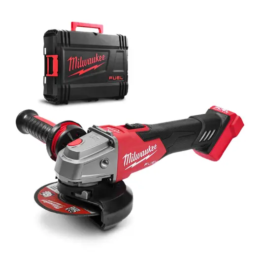 Акумулаторен ъглошлайф Milwaukee  без батерия и зарядно, 18 V, 125 мм, 8500 об./мин, M18 FSAG125XB-0X