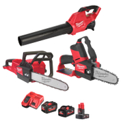 Комплект акумулаторни инструменти Milwaukee  с 2 батерии и зарядно, M12 FHS, M18 FCHS, M18 FBL, 18 V, 6/8 Ah, M18 FPP3OPL5-823P - product - 004 MLK2374