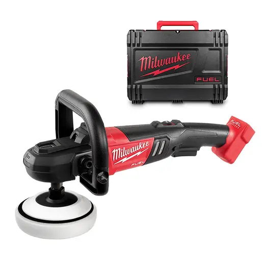Акумулаторна полирмашина Milwaukee  без батерия и зарядно, 18 V, ф 180 мм, 0-360/0-2200 об./мин, M18 FAP180-0X