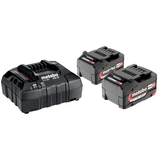 Акумулаторна батерия Metabo Li-Ion със зарядно у-во  18 V, 4 Ah, 2 бр.