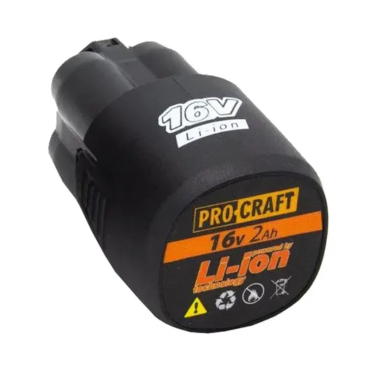 Акумулаторна батерия Procraft Li-Ion за електроинструменти  16 V, 2 Ah, 16/2