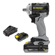 Акумулаторен гайковерт Rodcraft с безчетков двигател  с 2 батерии и зарядно, 20 V, 2 Ah, 300 Nm, квадрат, 1/2, RC9067K2 - product - 004 RDC2891