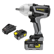 Акумулаторен гайковерт Rodcraft с безчетков двигател  с 2 батерии и зарядно, 20 V, 4 Ah, 1100 Nm, квадрат, 1/2, RC9077K4 - product - 004 RDC2892