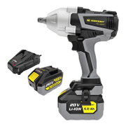 Акумулаторен гайковерт Rodcraft с безчетков двигател  с 2 батерии и зарядно, 20 V, 6 Ah, 1100 Nm, квадрат, 1/2, RC9077K6 - product - 004 RDC2893