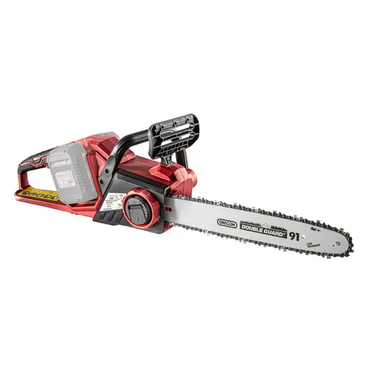 Акумулаторна резачка за дърва Raider  без батерия и зарядно, 2x20 V, 35 см, 3/8 ", 1.3 мм, 52 звена, RDP-SBCS20