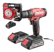 Акумулаторен винтоверт Raider с колекторен двигател  с 2 батерии и зарядно, 20 V, 2 Ah, 44 Nm, RDP-SPCD20 - product - 004 RID2384