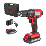 Акумулаторен винтоверт Raider ударен  с 2 батерии и зарядно, 18 V, 2 Ah, 30 Nm, 1-10 мм, RD-CDL38 - product - 004 RID3110