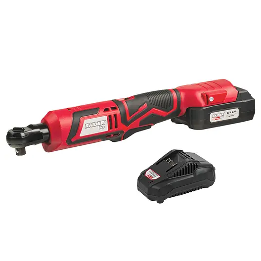 Акумулаторна тресчотка Raider  с 1 батерия и зарядно, 20 V, 2 Ah, 40 Nm, 3/8", RDP-KRW20