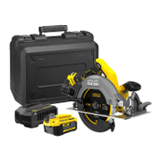 Акумулаторен ръчен циркуляр Stanley  с 2 батерии и зарядно, 18 V, 4 Ah, ф 190 мм, 5000 об./мин, SFMCS550M2K - product - 004 STY2954