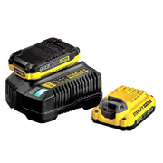 Акумулаторна батерия Stanley Li-Ion със зарядно у-во  18 V, 2 Ah, 2 бр., SFMCB12D2 - product - 004 STY3034