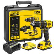 Акумулаторен винтоверт Stanley ударен  с 2 батерии и зарядно, 18 V, 2 Ah, 80 Nm, 1.5-13 мм, SFMCD721D2K - product - 004 STY3194