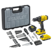 Акумулаторен винтоверт Stanley ударен комплект  с 2 батерии и зарядно, 18 V, 2 Ah, 50 Nm, 1.5-13 мм, SFMCD700D2A - product - 004 STY3193