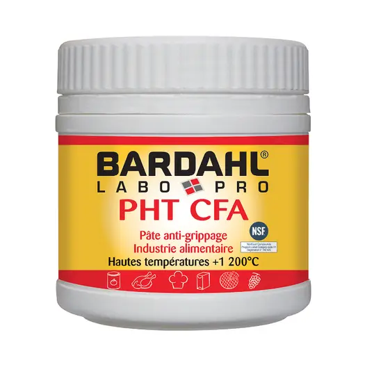 Паста смазочна Bardahl високотемпературна за неръждавейка  0.5 л, PHT CFA