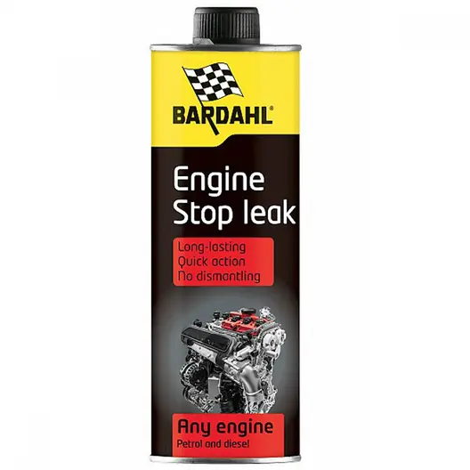 Добавка Bardahl за спиране на течове на масло от двигатели  0.3 л, Engine Stop Leak