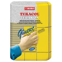 Лепило Boro циментово за плочки супер гъвкаво 5 кг, сиво, Teracol Flex