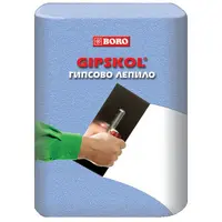 Гипсово лепило Boro за шпакловка и лепене  5 кг, бяло, Gipskol