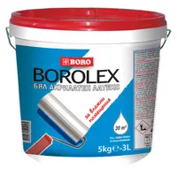 Латексова боя Boro за влажни помещения  12 кг, бяла, Borolex Latex