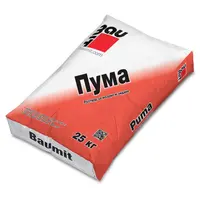 Разтвор Baumit за зидария  25 кг, сив, Puma