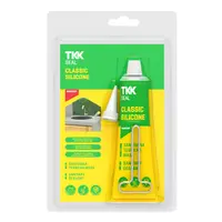 Санитарен силиконов уплътнител TKK  60 мл, прозрачен, Classic Silicone