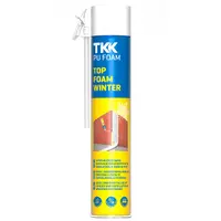Полиуретанова пяна TKK ръчна монтажна зимна 750 мл, Top Foam Winter