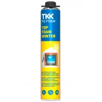 Полиуретанова пяна TKK пистолетна зимна  750 мл, Top Foam Winter