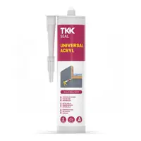 Лепило уплътнително TKK акрилно за пукнатини и фуги  280 мл, бяло, Universal Acryl