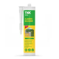 Санитарен силиконов уплътнител TKK  280 мл, прозрачен, Classic Silicone