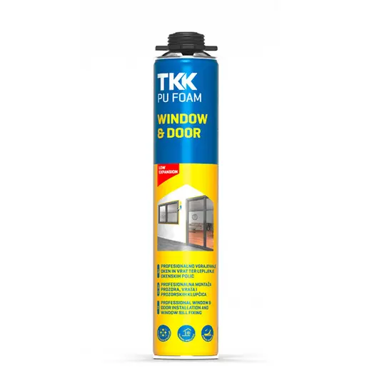 Полиуретанова пяна TKK пистолетна монтажна  750 мл, Window & Door