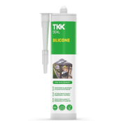 Силикон лепило TKK уплътнително универсално  260 мл, бяло, Silicone - product - 006 BSK2460