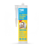 Санитарен силикон TKK уплътнител  300 мл, бял, All Purpose Silicone Extra - product - 006 BSK3373